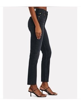 Re/Done NWT Levi’s High-Rise Ankle Crop - Dark Gray sz 27